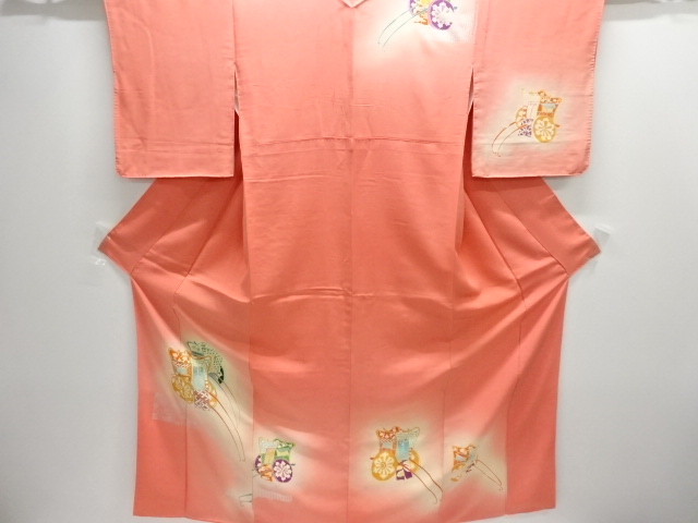 JAPANESE KIMONO / HOMONGI / EMBROIDERY / CARRIAGE