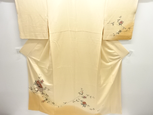 JAPANESE KIMONO / HOMONGI / BRANCH FLOWER