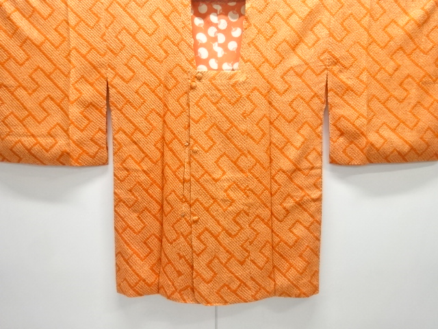 JAPANESE MICHIYUKI COAT / ALL SHIBORI / GEOMETRIC