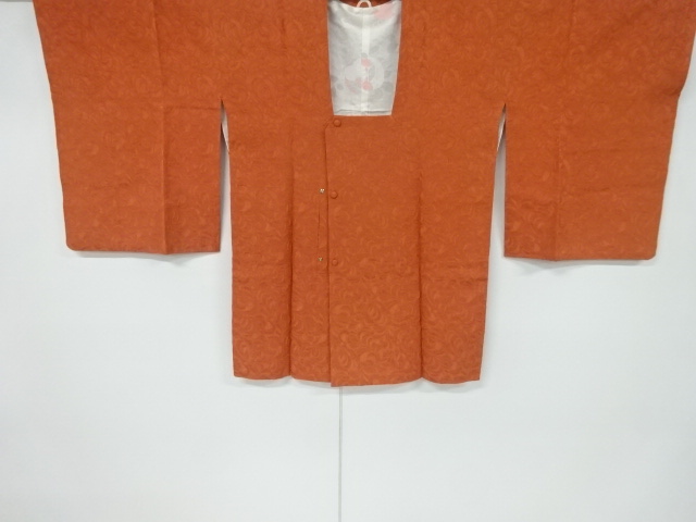 リサイクル　ふくれ織花唐草模様織出し道行コート