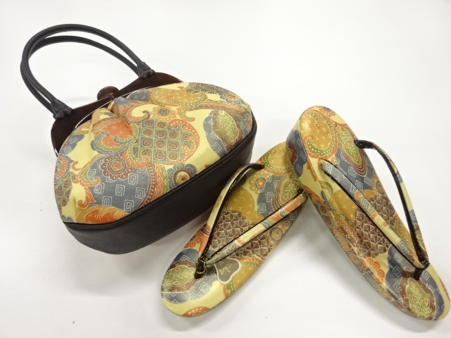 新品未使用】貝細工 和装 バッグ・草履セット 新品和装小物】,【新品】草履バッグセット - 新品未使用☆和装用バック&草履セット
