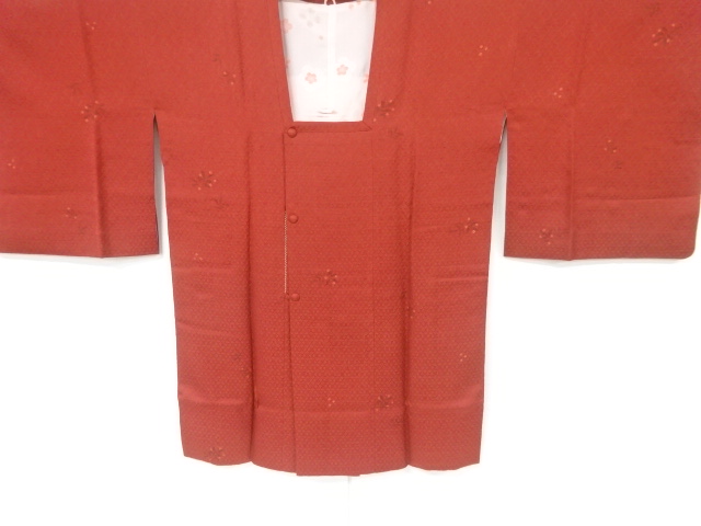 リサイクル　草花模様道行コート