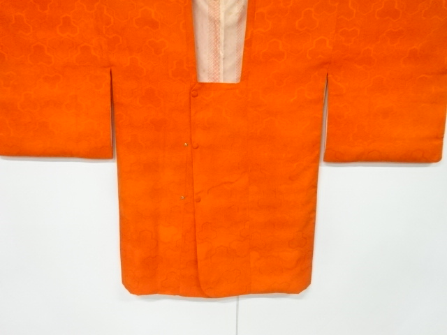 リサイクル　毘沙門亀甲模様織り出し道行コート