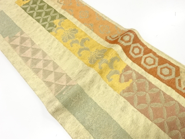 JAPANESE FUKURO OBI / WOVEN CLASSICAL PATTERN