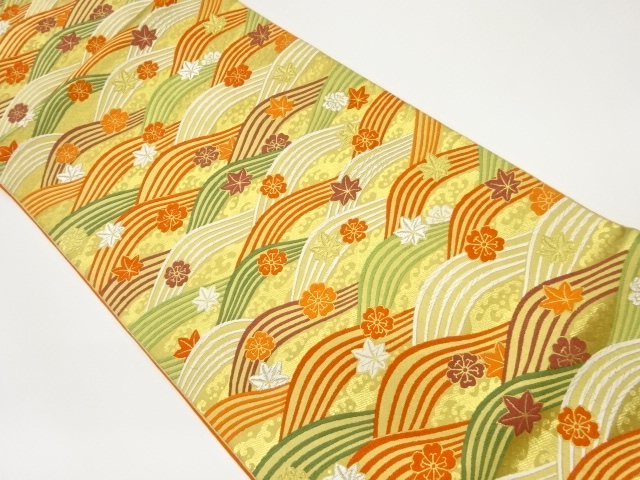 JAPANESE FUKURO OBI / WOVEN SAKURA