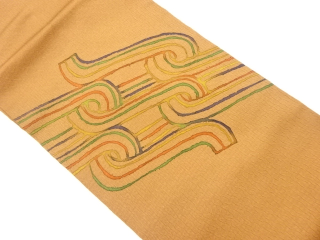 JAPANESE NAGOYA OBI / MATELASSE / ABSTRACT / ARTIST WORK