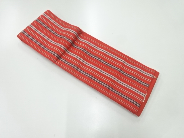 JAPANESE HANHABA OBI / CHIKUZEN HAKATA / WOVEN STRIPE