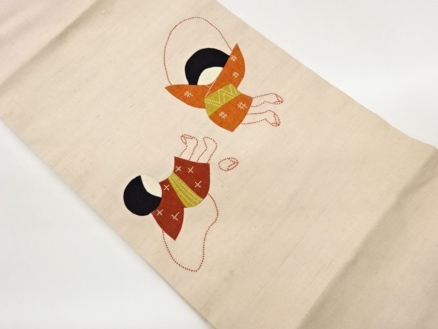 ys7127780; 作家物　丸文様名古屋帯 ys7127780; 宗sou 作家物 丸文様名古屋帯 作家ものの帯 | アンティーク