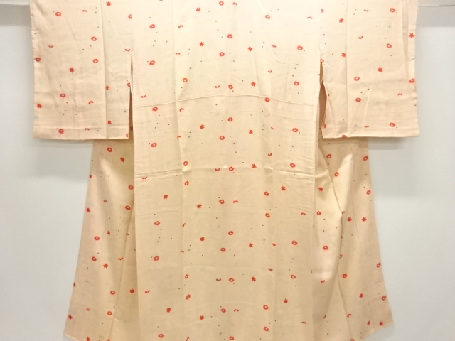 ys7124148; 宗sou 紗　ぜんまい織　花模様着物 宗 sou::お茶道具・着物のお店