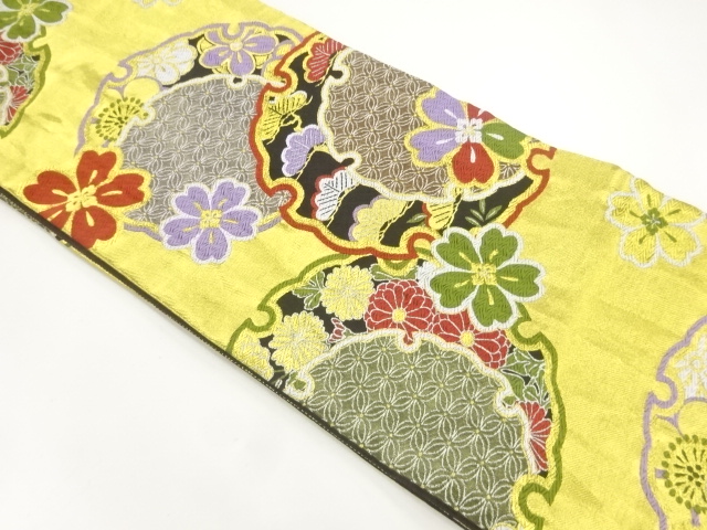 ys7124148; 宗sou 紗　ぜんまい織　花模様着物 宗 sou::お茶道具・着物のお店