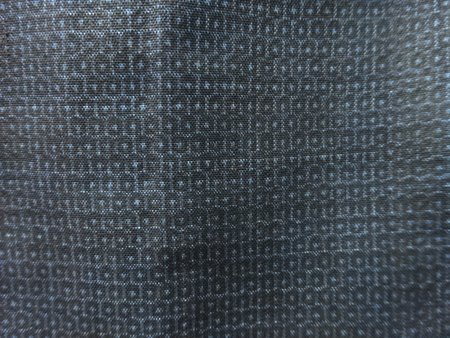 JAPANESE KIMONO / ANTIQUE MENS KIMONO / SILK / DORO OSHIMA TSUMUGI