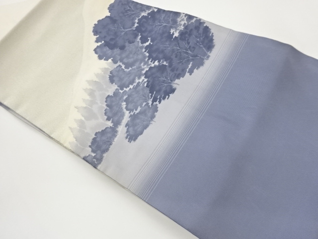 JAPANESE NAGOYA OBI / WOVEN SCENERY