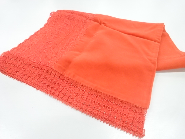 ビロードレース花模様ショール