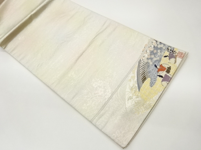 JAPANESE FUKURO OBI / WEEPING SAKURA / ARTIST WORK