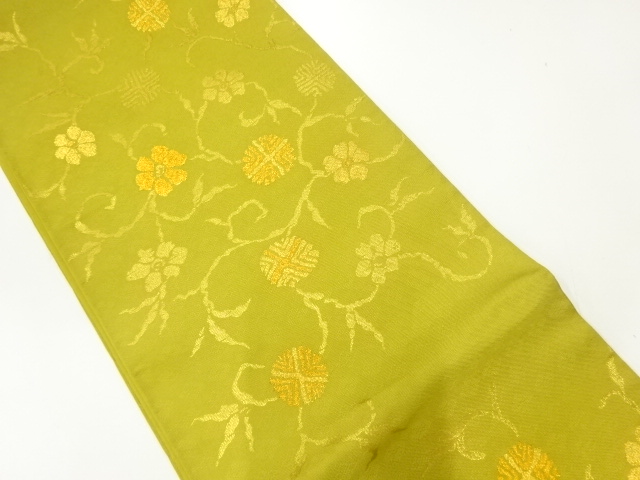 JAPANESE FUKURO OBI / WOVEN BAMBOO VINE / BY KAWASHIMA SELKON