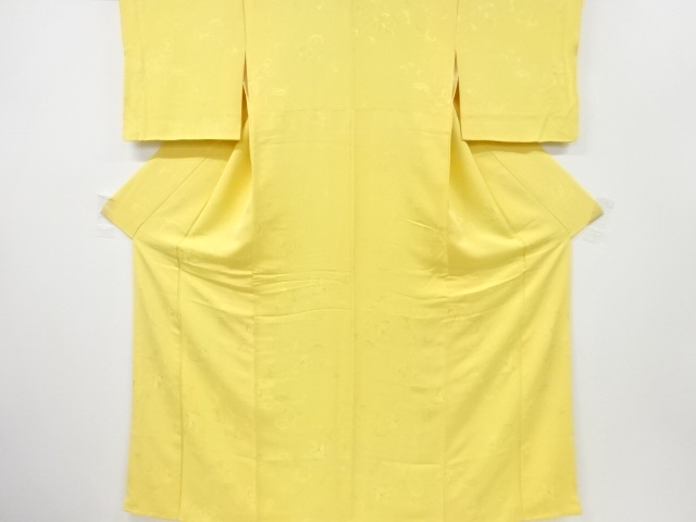 JAPANESE KIMONO / IROMUJI / WOVEN FLOWER ARABESQUE