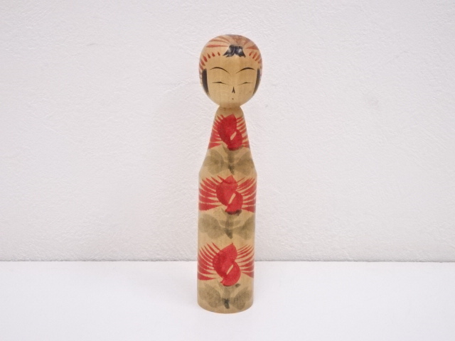 郷土玩具　佐藤守正造　こけし（14.8cm）