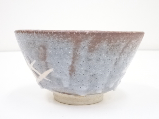 S272 茶碗 『志野写』『平安陶寿造』 共箱 抹茶碗 茶道具 茶道具 