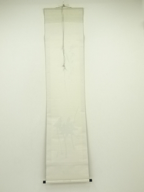 宗sou 日本画 華秋筆 菊に蜻蛉 肉筆紙本掛軸