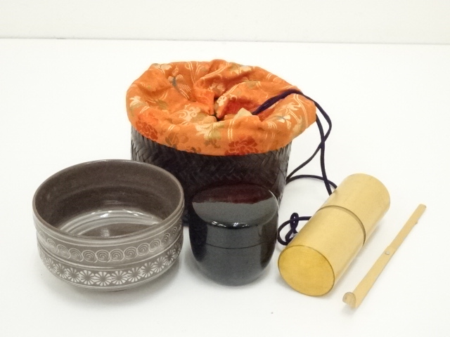 谷口祥八 黄瀬戸 茶碗 瀬戸市 茶道具 （宗 sou::お茶道具・着物のお店）